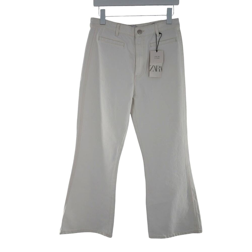 Zara Casual Flare Leg Pants - Size 6 - New With Tags!